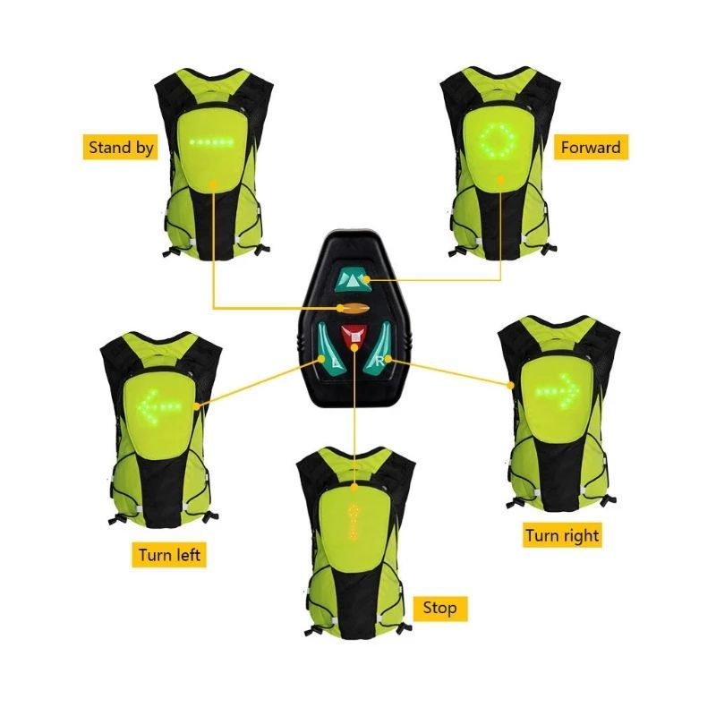 GENERICO - Morral Con Direccionales Led verde