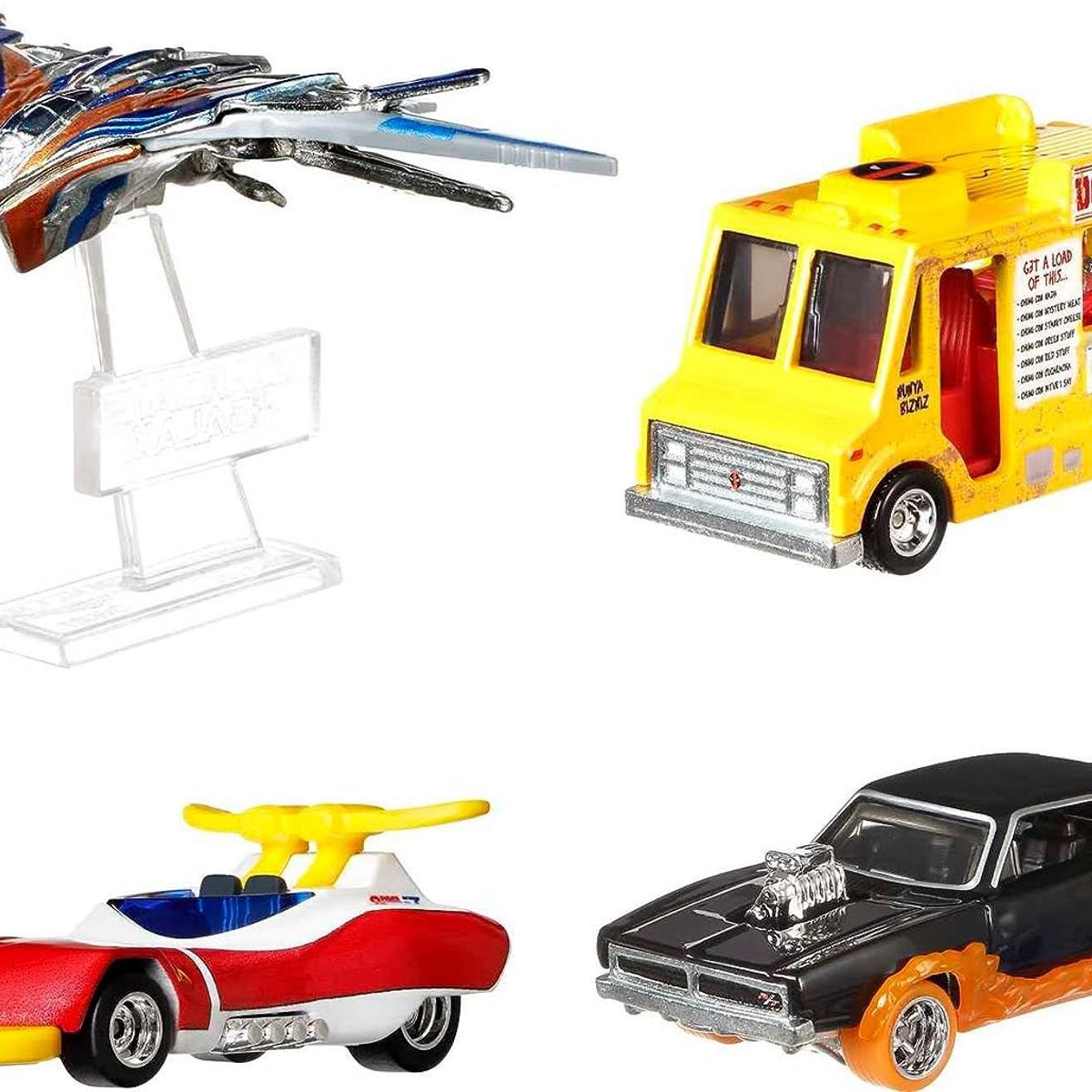 HOT WHEELS - Hot Wheels Disney Marvel - Paquete de 4 coches