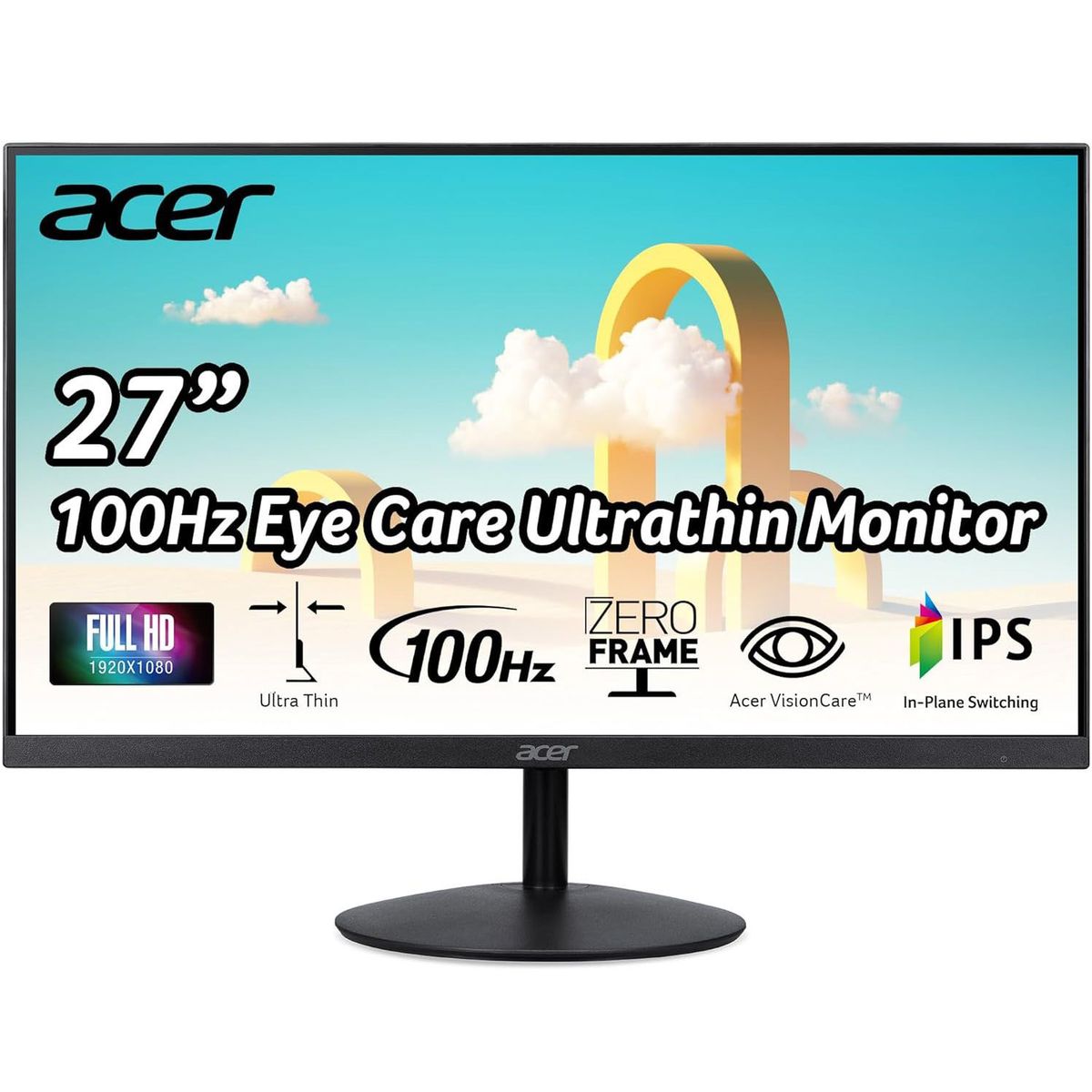 ACER - Monitor 27 Acer SB272 EBI IPS 100Hz 1ms 1080p Ultra Slim HDMI VGA
