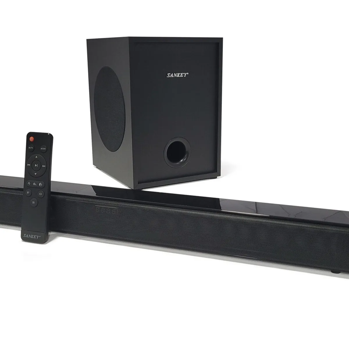 SANKEY - Sistema de Teatro en Casa  2.1 Canales Bluetooth con Subwoofer Sankey