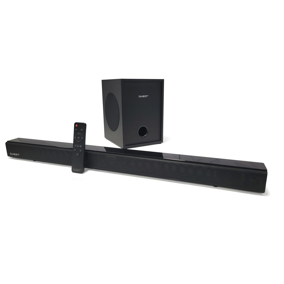 SANKEY - Sistema de Teatro en Casa  2.1 Canales Bluetooth con Subwoofer Sankey