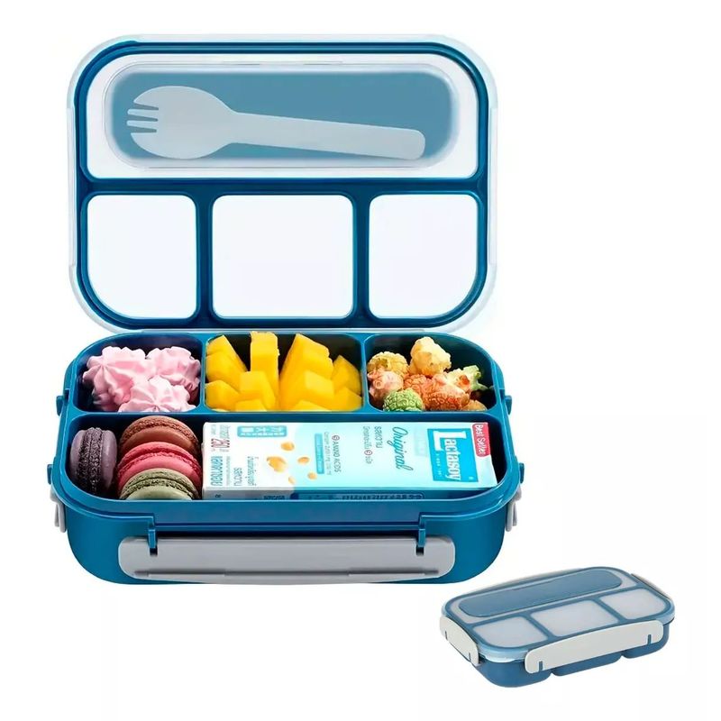 SHENGSHOU - Porta Comidas Lonchera Tupper Almuerzo 1 Litro Ter Lunch Box.