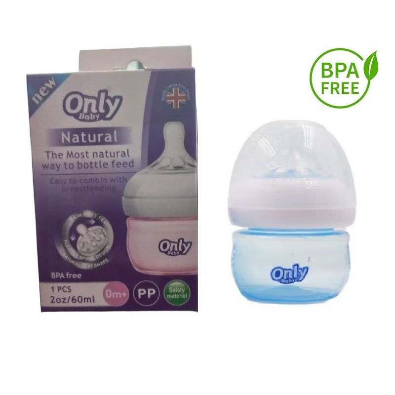 GENERICO - Tetero Bebe Prematuro Ancho - Sistema Anticólico