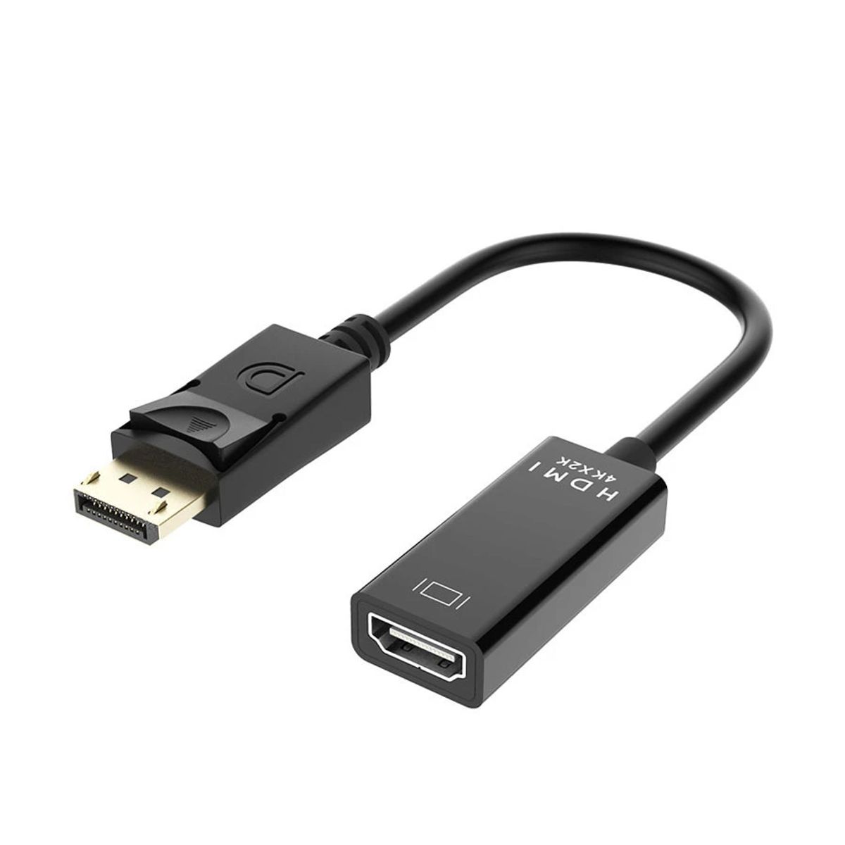 GENERICO - Convertidor adaptador dp displayport macho a hdmi hembra 4k