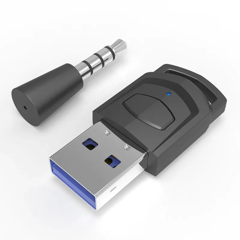 GENERICO - Adaptador usb bluetooth PC  PS4 y PS5 para auriculares bluetooth