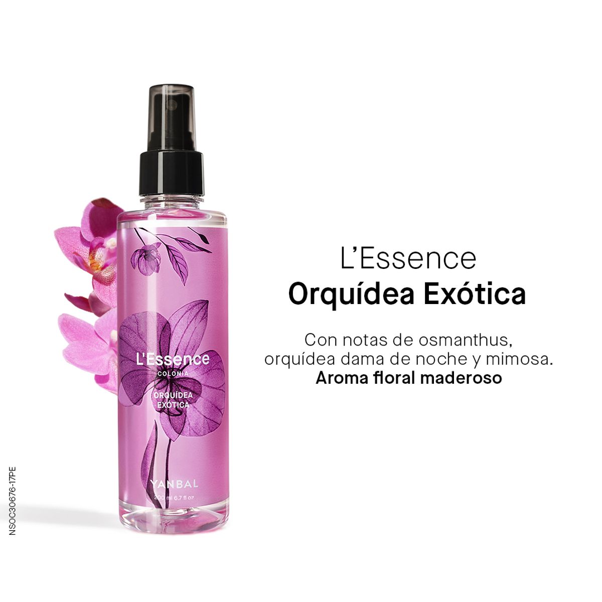 YANBAL - Colonia Body Splash para Mujer LEssence Orquídea Exótica Aroma Floral Maderoso 200 ml