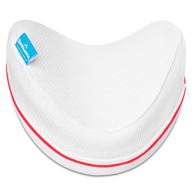 DORMILANDIA - COJÍN ENTREPIERNA ERGONÓMICO-ROSA