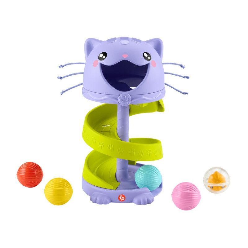 FISHER PRICE - Fisher Price Gatito Pelotitas Rodantes