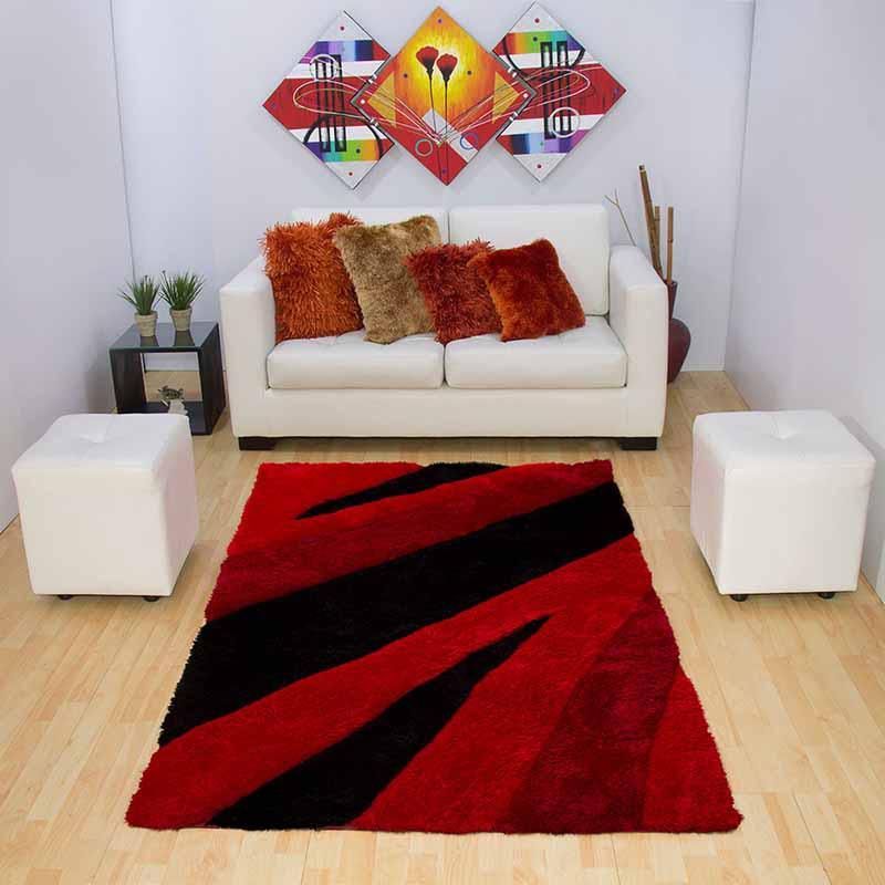 MITAPETE COM - Alfombra Tapete 3D 80 X 150cms Rojo