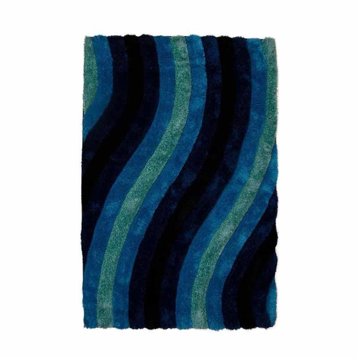 MITAPETE COM - Alfombra Tapete 3D 80 X 150cms Azul
