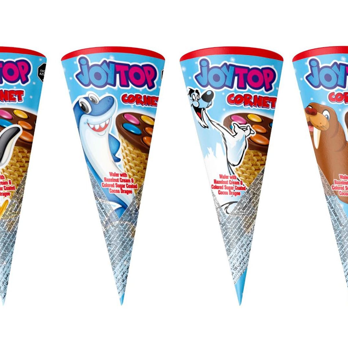 BONART - Cono Chocolate Avellana Cornet Wafer Joytop 25Gr