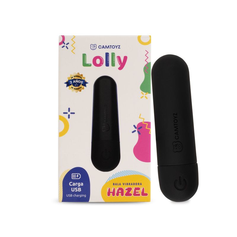 GENERICO - Bala vibradora Hazel Recargable Lolly