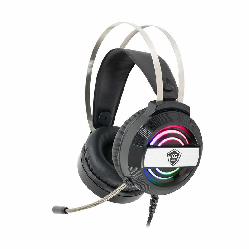 KALLEY - Audífonos de Diadema KALLEY Alámbricos Over Ear Gaming K-KGA1 Negro