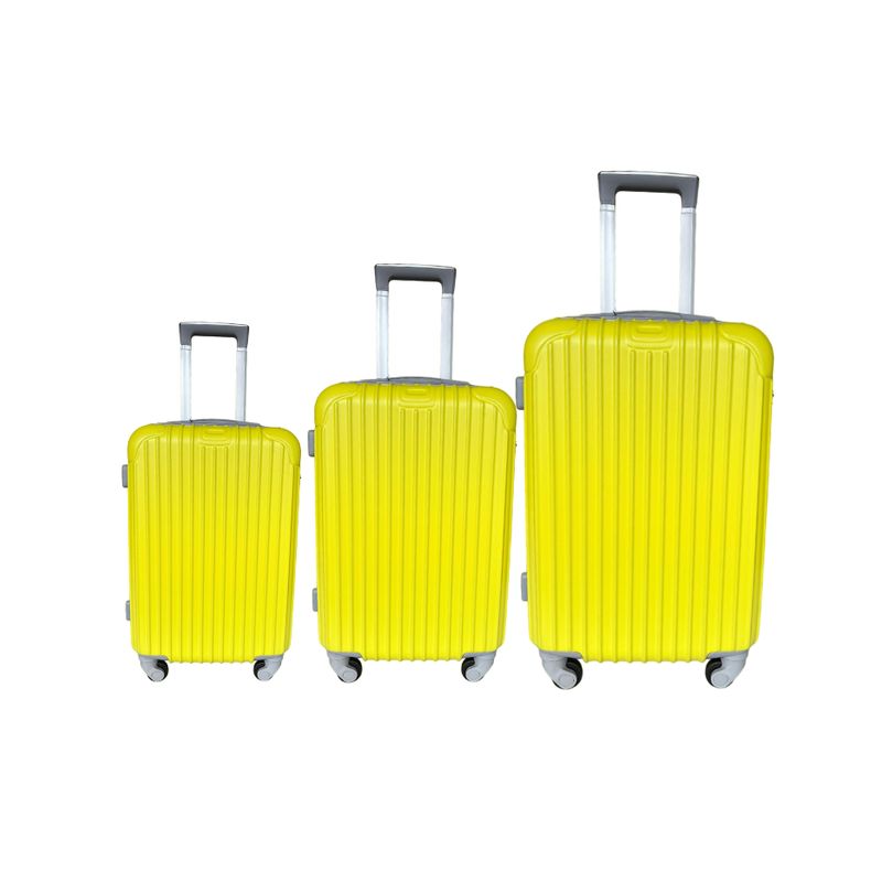 LLG LIULANGGOU - Set X3 Maletas De Viaje En Plástico (20 / 24 / 28 Pulgadas)