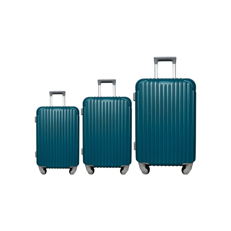 LLG LIULANGGOU - Set X3 Maletas De Viaje En Plástico (20 / 24 / 28 Pulgadas)