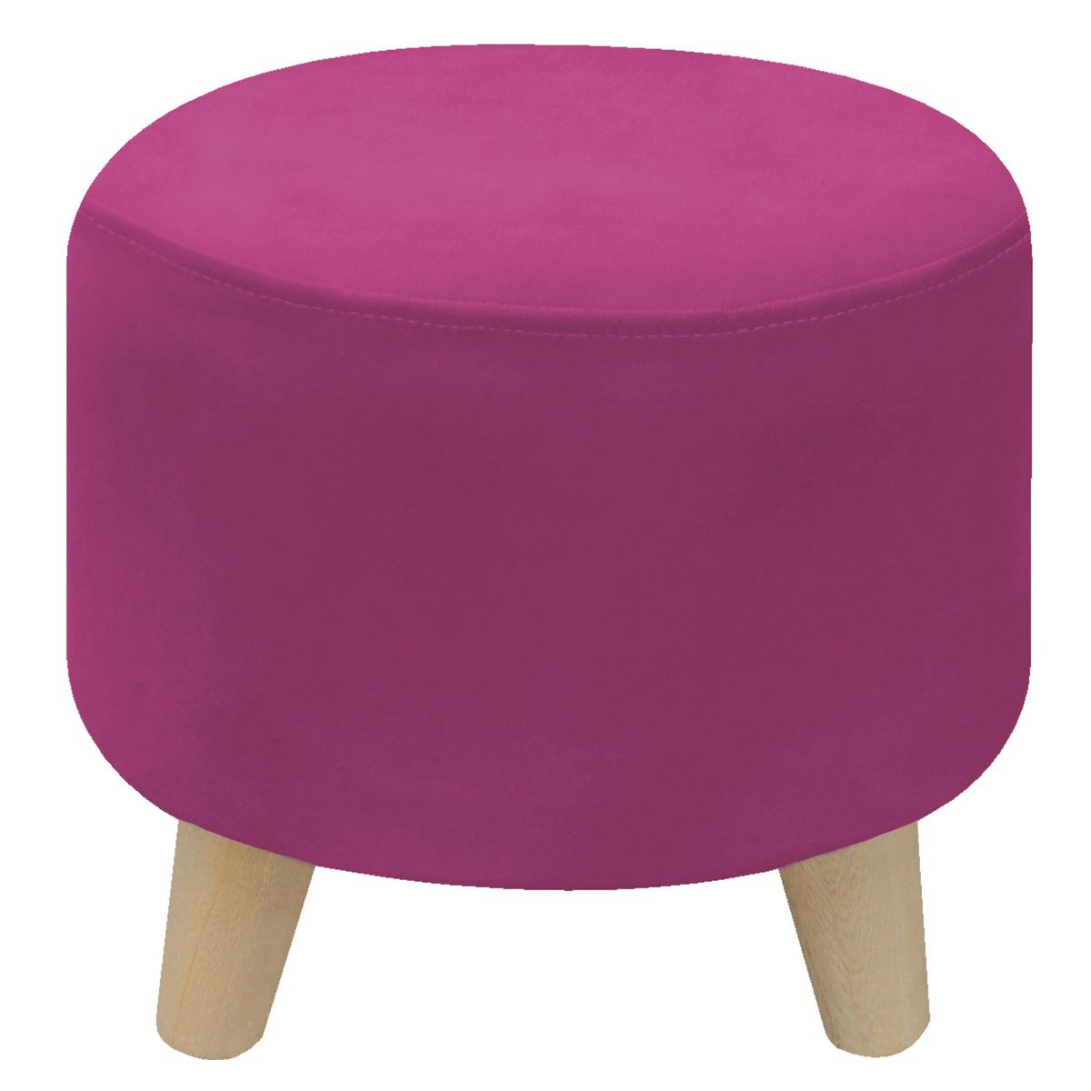 DORMILANDIA - PUFF FUCSIA CIRCULAR SÍDNEY