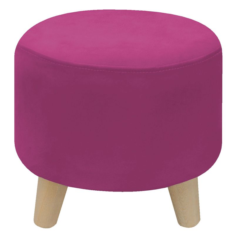 DORMILANDIA - PUFF FUCSIA CIRCULAR SÍDNEY