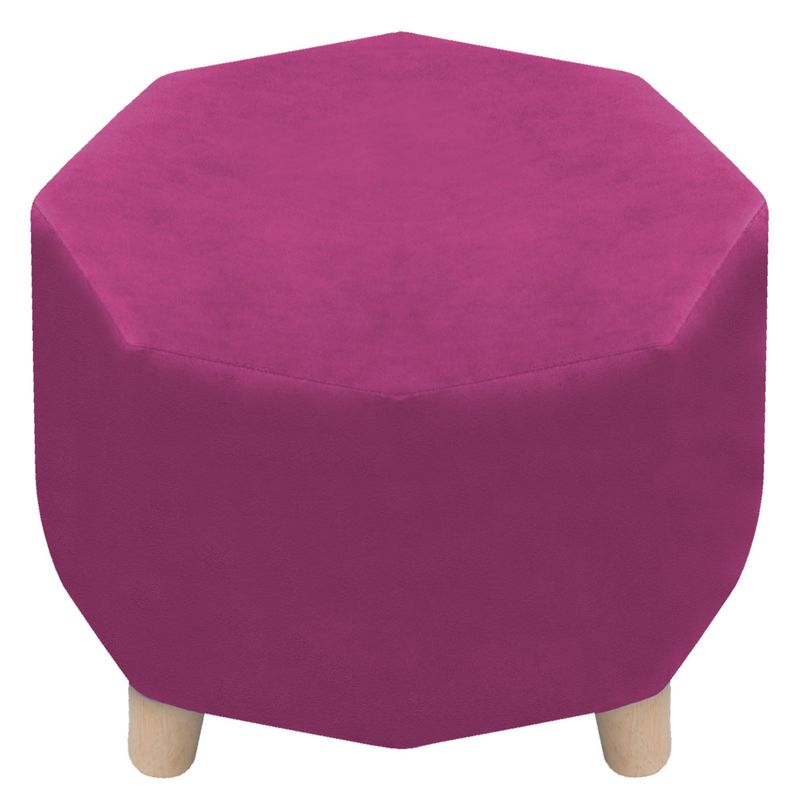 DORMILANDIA - PUFF FUCSIA OCTAGONAL SÍDNEY
