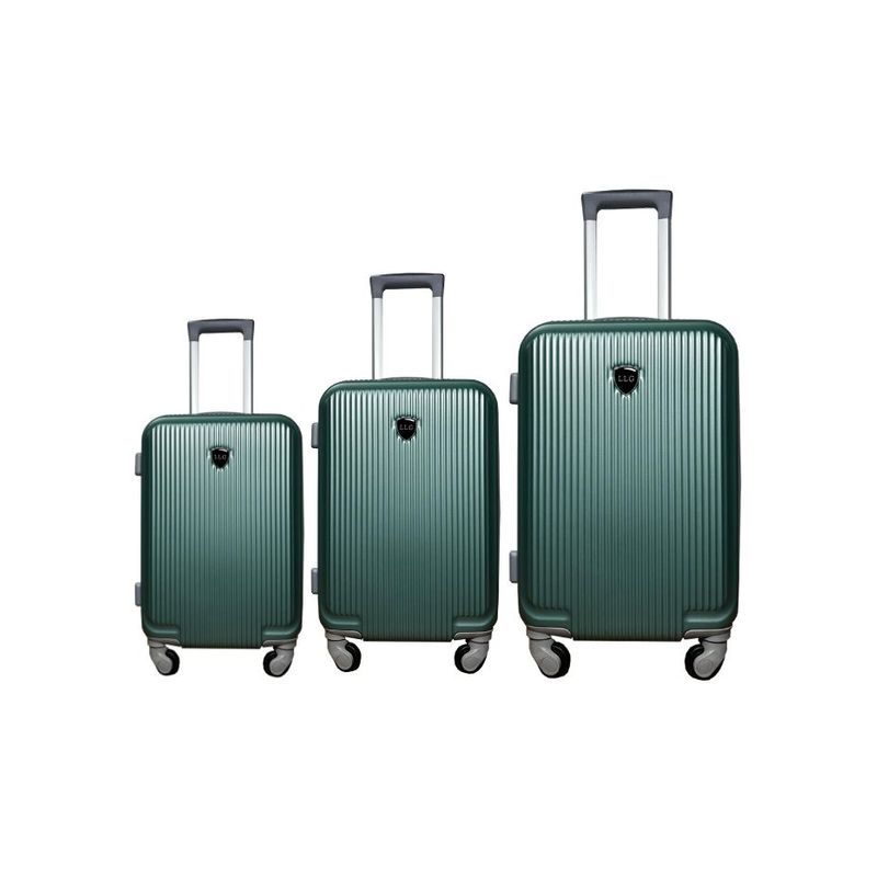 LLG LIULANGGOU - Set X3 Maletas De Viaje En Plástico (18 / 22 / 26 Pulgadas)