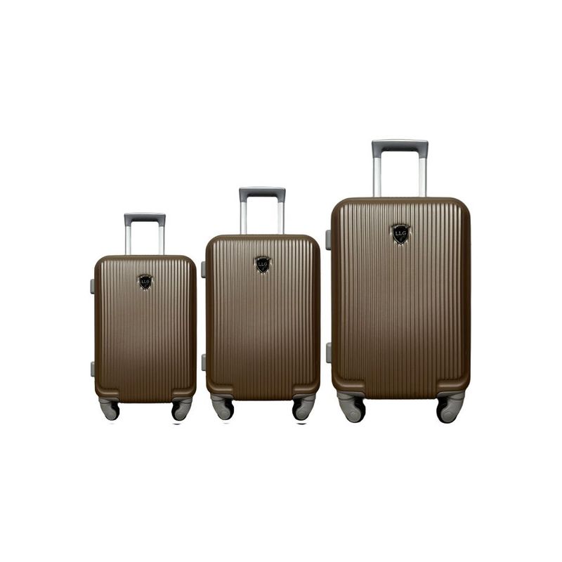 LLG LIULANGGOU - Set X3 Maletas De Viaje En Plástico (18 / 22 / 26 Pulgadas)