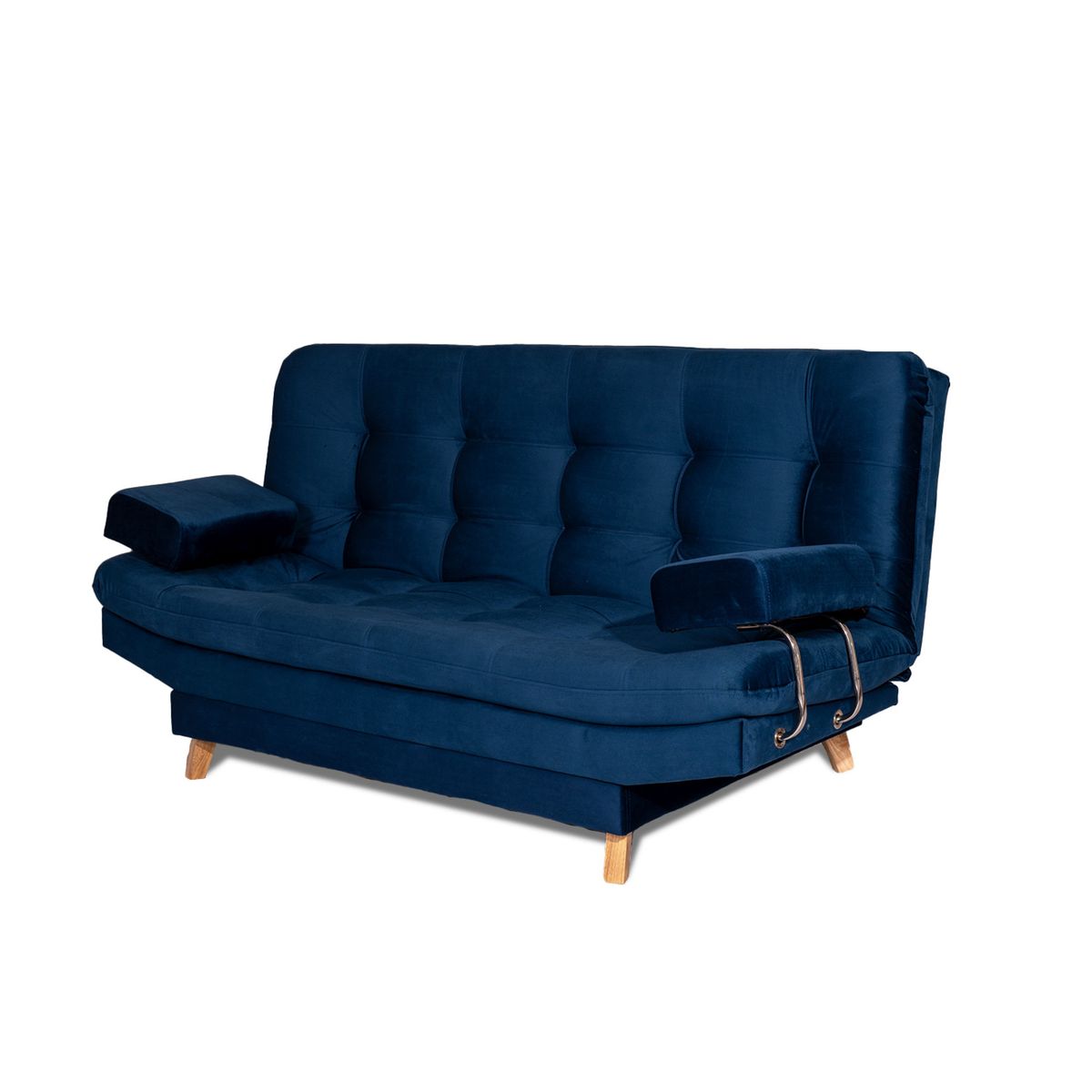 GENERICO - Sofá Cama Valencia Azul Petroleo 3 PTOS 180x84x85