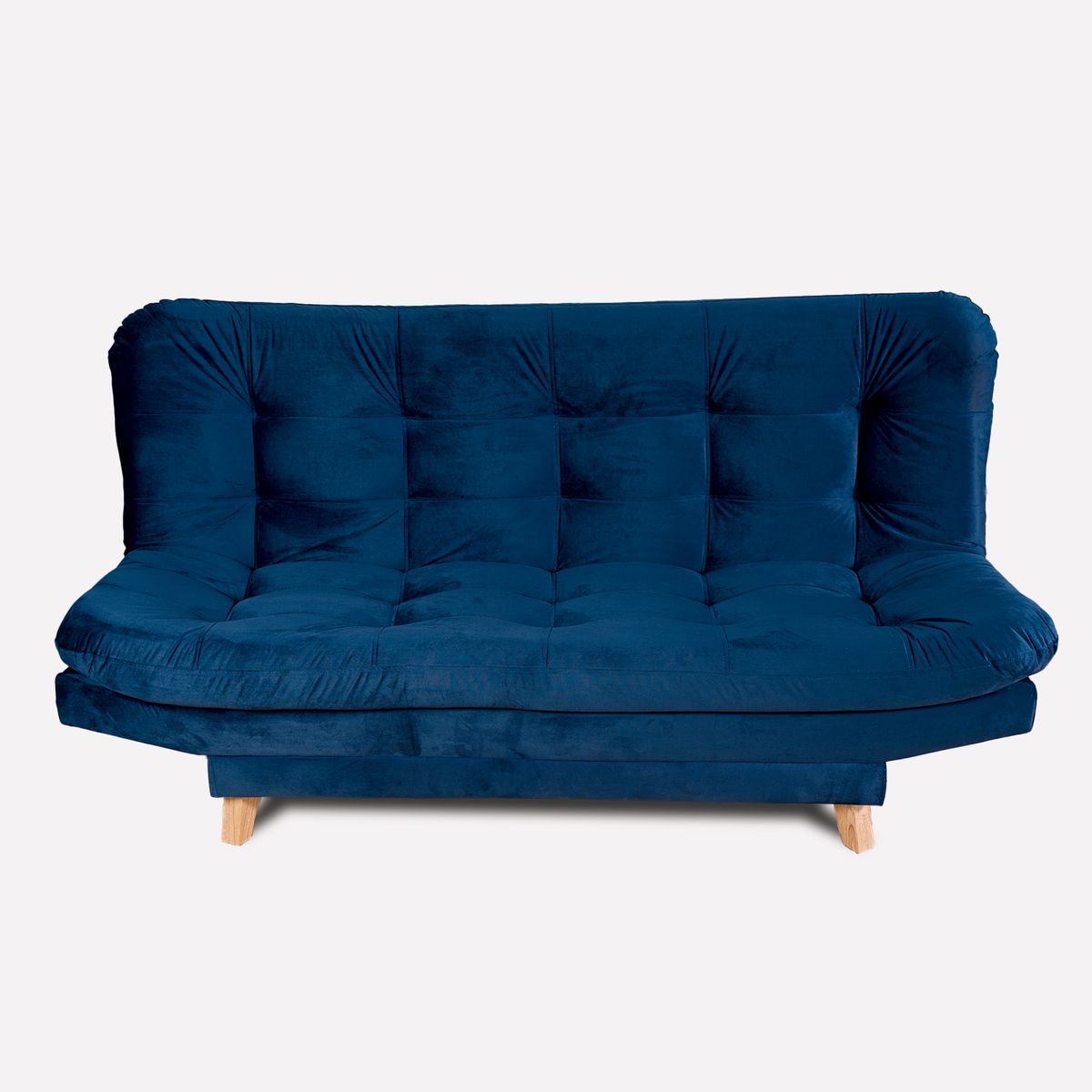ARMONIA HOME - Sofá Cama Valencia Azul Petroleo 3 PTOS 180x84x85 + Cojines