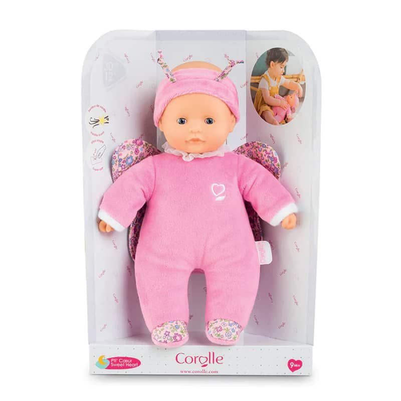 COROLLE - Bebe De Peluche Dulce Corazón De Mariposa Corolle