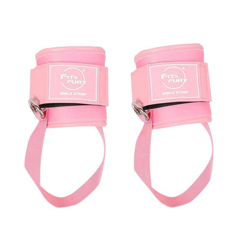 FIT AND FURY - Tobilleras polea baja 3PRO rosa Fit and Fury