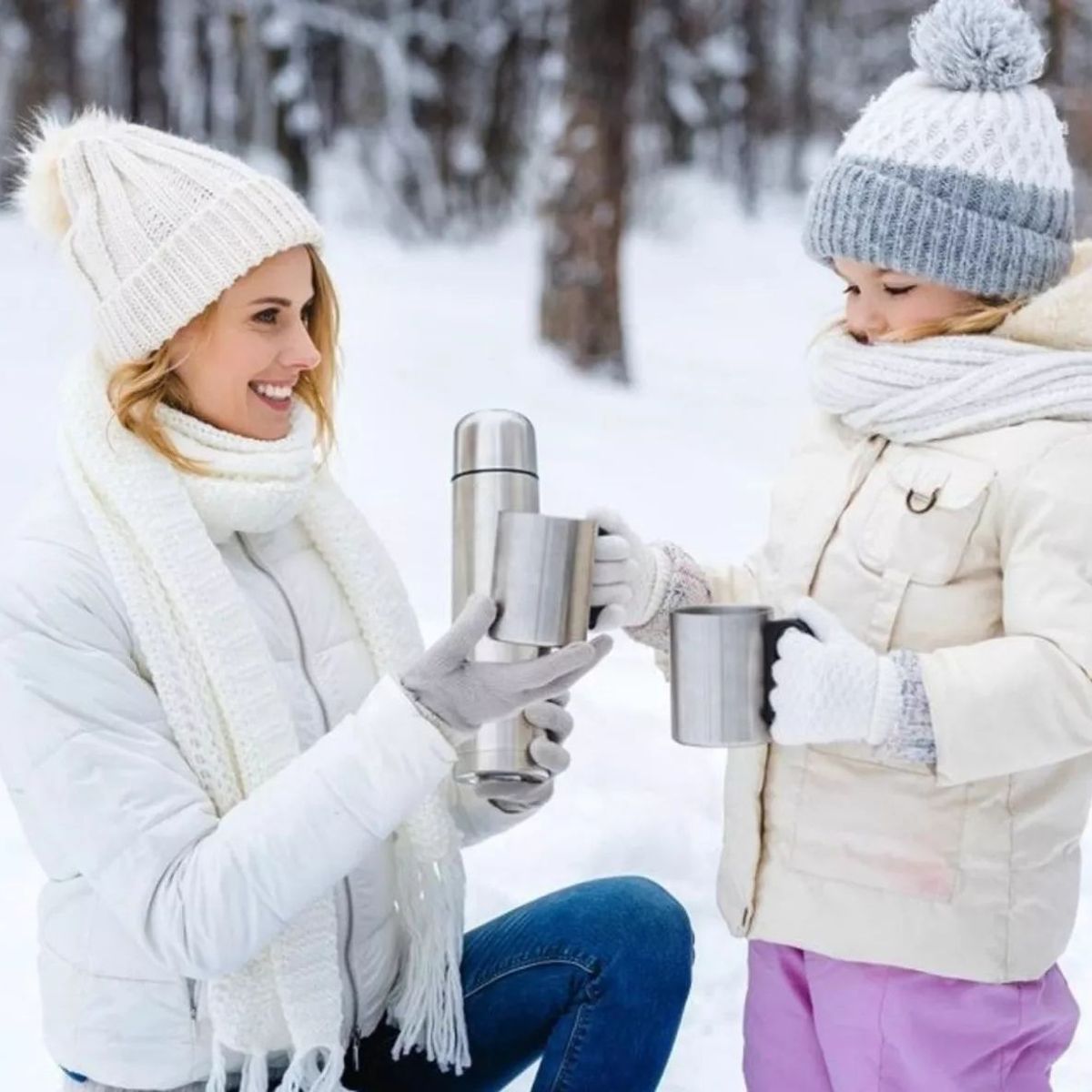 SHENGKE - Termo Bala Acero Inox 500ml Doble Capa Térmica Color Platead