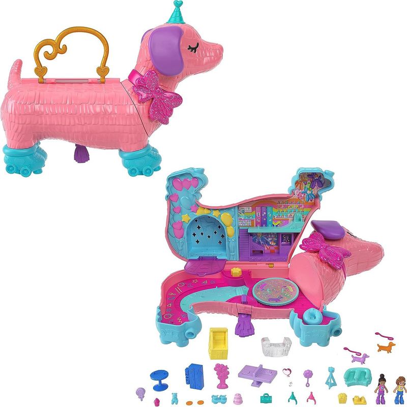 POLLY POCKET - Polly Pocket Fiesta De Cachorros Con 2 muñecas