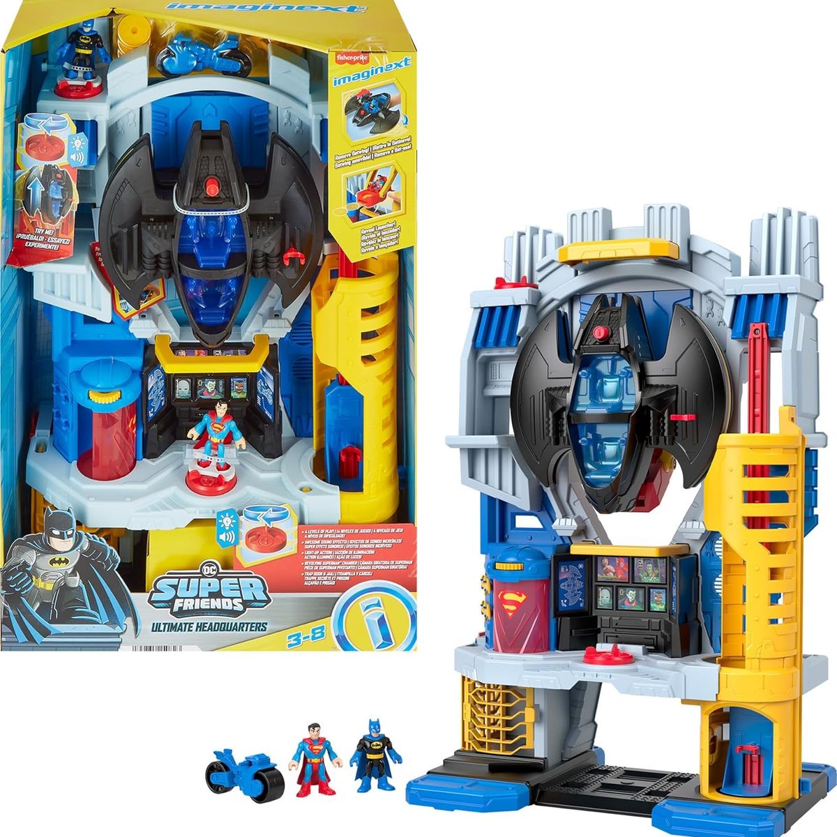 IMAGINEXT - Imaginext Fisher DC Super Friends Batman Nave Ultimate Hq