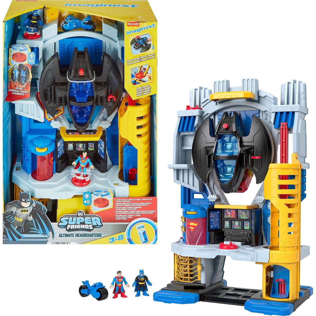 IMAGINEXT - Imaginext Fisher DC Super Friends Batman Nave Ultimate Hq