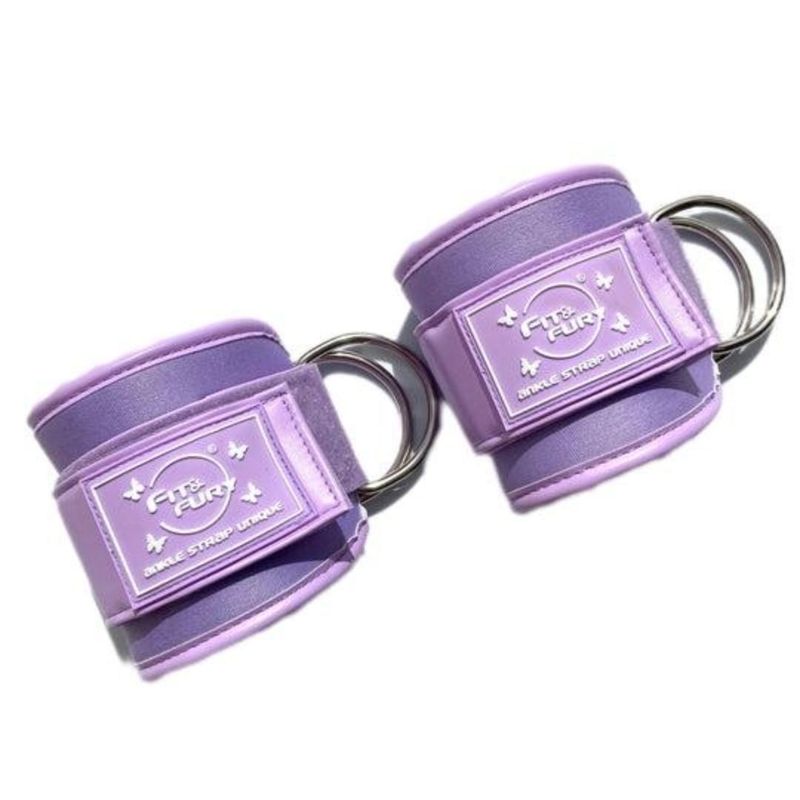 FIT AND FURY - Tobilleras polea baja premium lila Fit and Fury