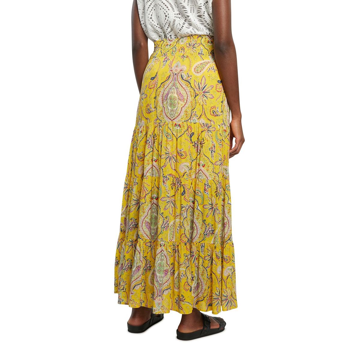 DESIGUAL - Falda Larga Desigual