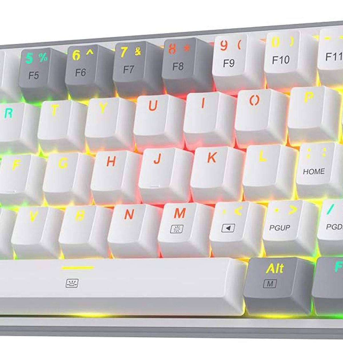 REDRAGON - Teclado Gamer Mecánico Redragon k617 fizz  Idioma USD