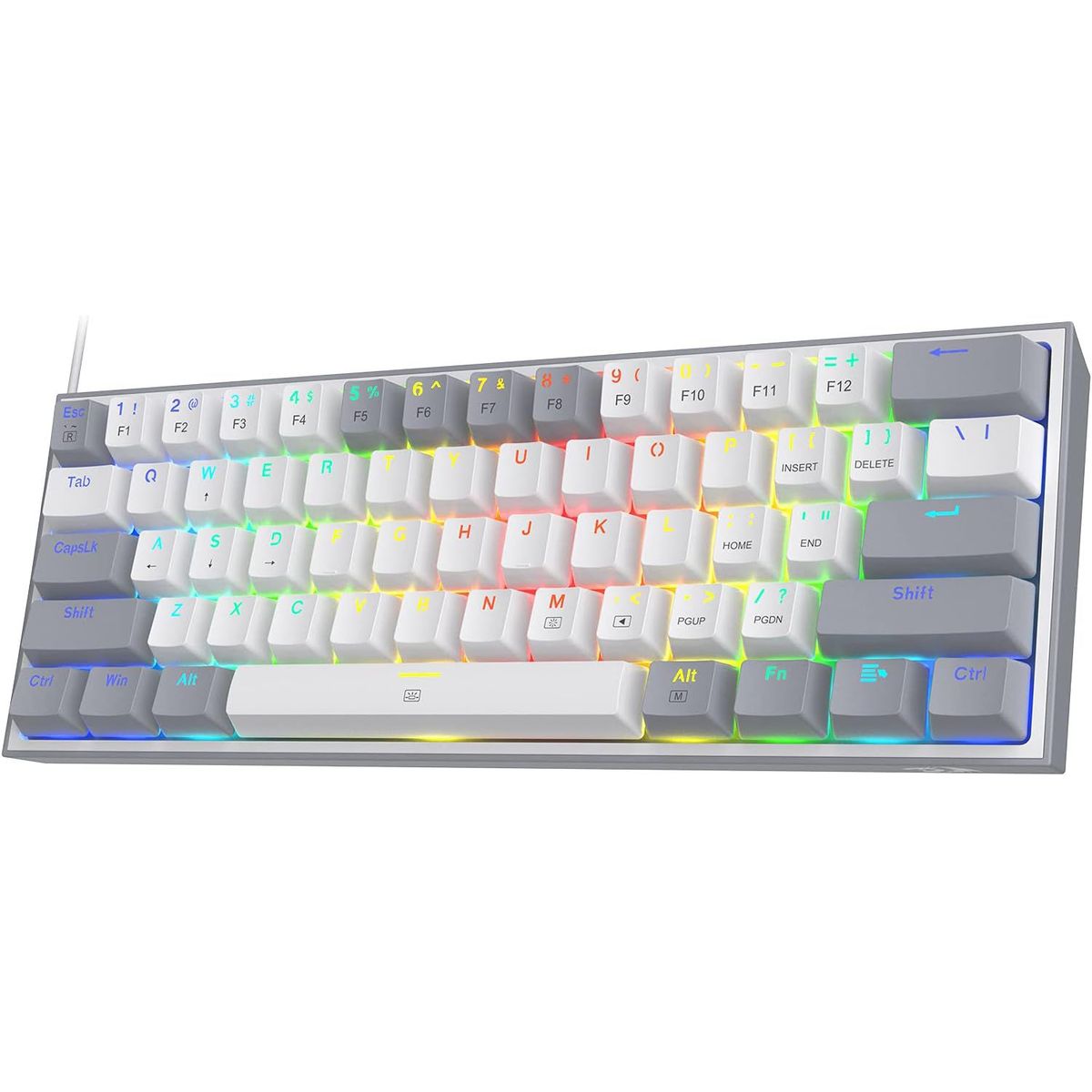 REDRAGON - Teclado Gamer Mecánico Redragon k617 fizz  Idioma USD