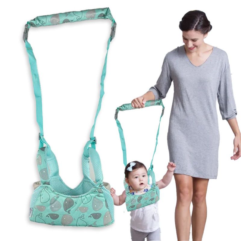 BOOGY - Asistente Caminador Cargador Arnés De Pecho Bebe Verde