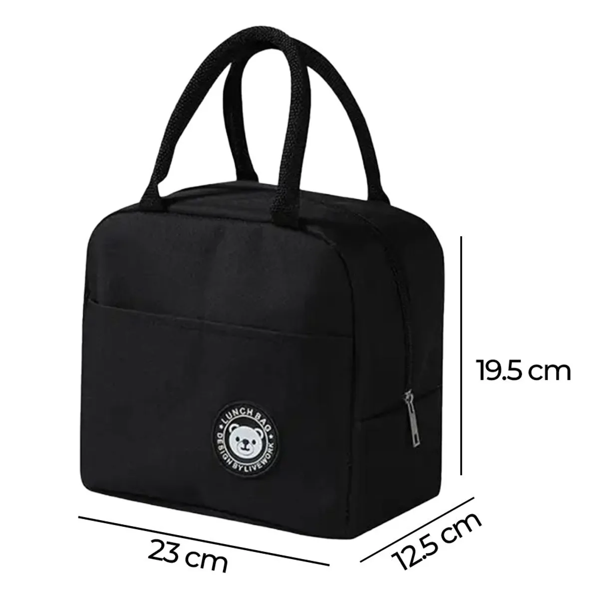 BOOGY - Nevera bolso lonchera termica materna lactancia Negro