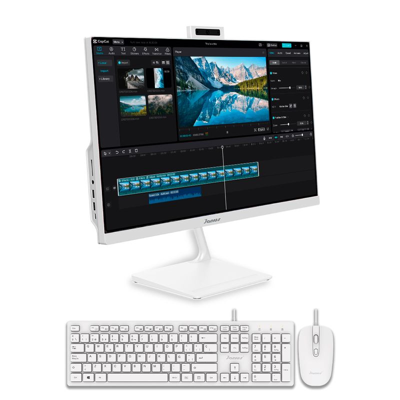 JANUS - Computador All in One JANUS 24" – Intel Core i5 14400 – 16GB RAM – SSD 512GB