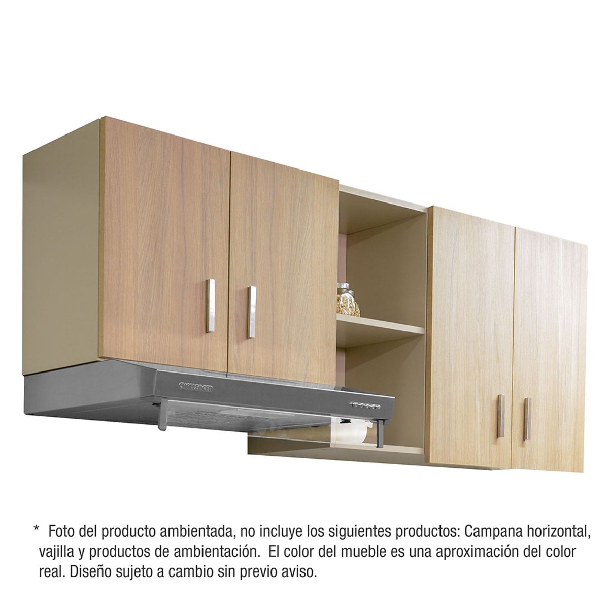 CHALLENGER - Mueble superior cocina Acandi 180 cm 5 puertas