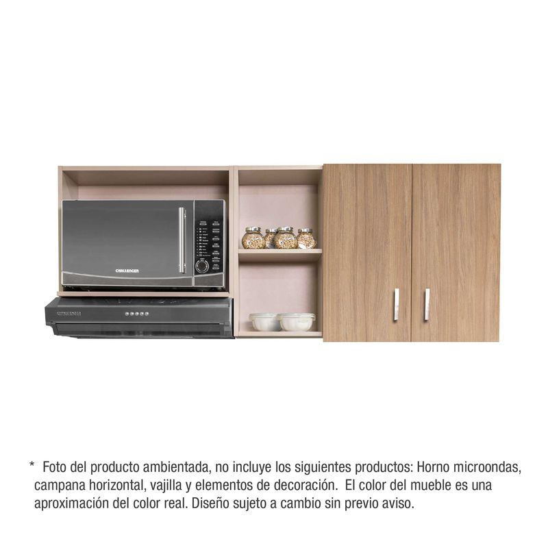 CHALLENGER - Mueble cocina superior Acandi 150 cm 2 puertas
