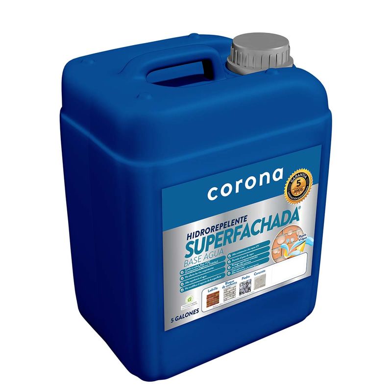 CORONA - SUPERFACHADA®  Corona Base agua 5 Galones