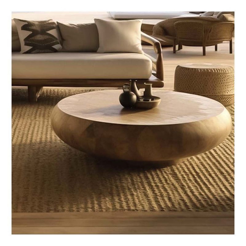 22 GRADOS DECORACION - Mesa de Centro Sahure Roble Diametro 100cm 22Grados Decoracion