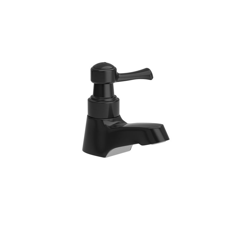 GRIVAL - Grifería GRIVAL para lavamanos sencilla Balta negro palanca