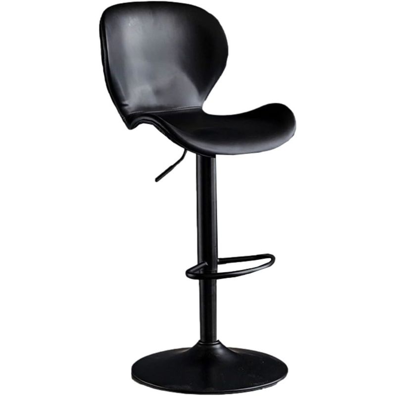MOBLIHOUSE - Silla Bar Bursa Con Altura Ajustable Color Negro