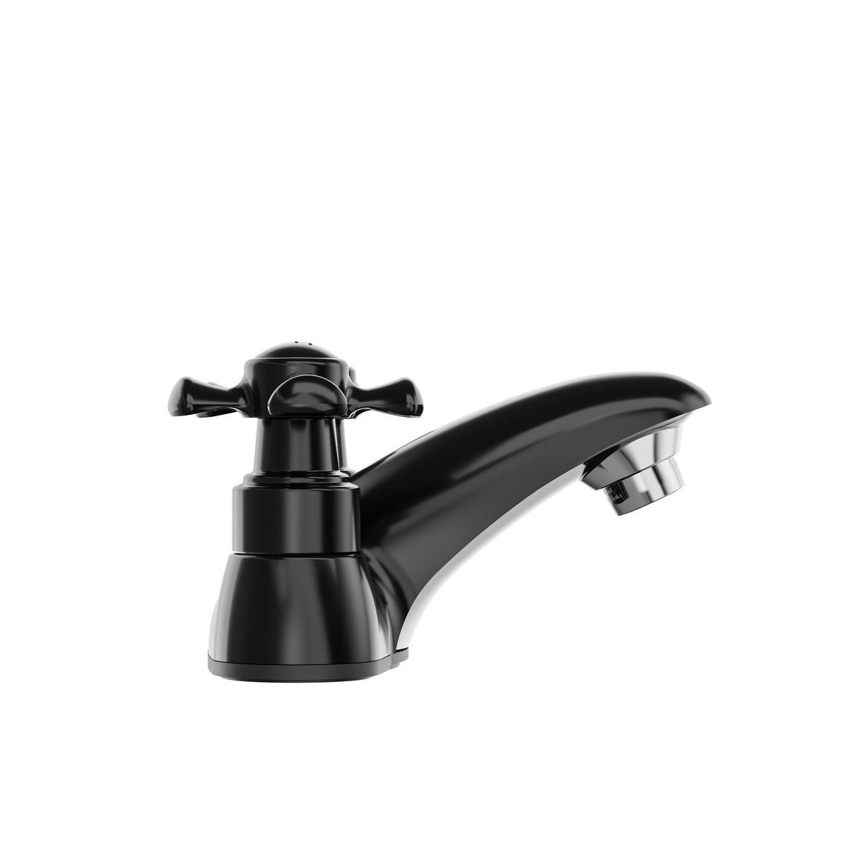 GRIVAL - Grifería GRIVAL lavamanos de 4 pulgadas Balta negro cruceta