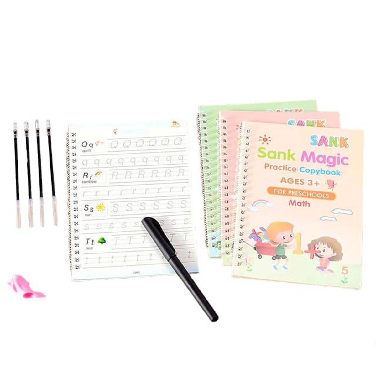 GENERICO - Libro de caligrafía 3d Mágico para niños