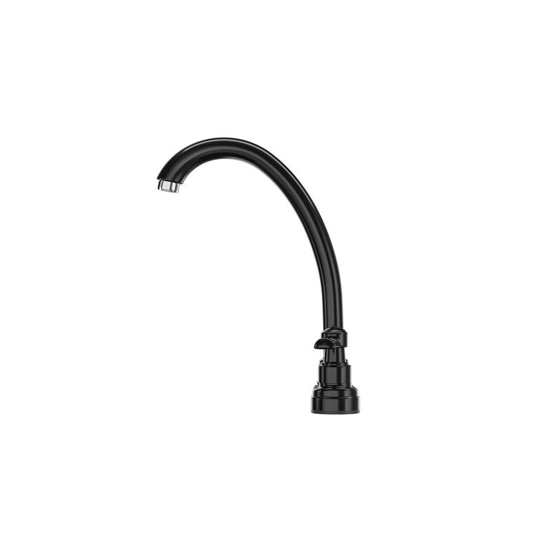 GRIVAL - Grifería GRIVAL Lavaplatos sencilla Balta negro palanca