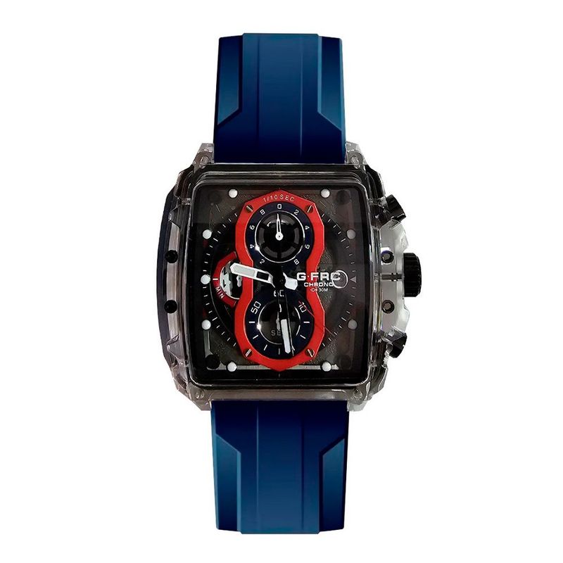 GFORCE - Reloj G-force Original H4113g Calendario Cuadrado + Estuche