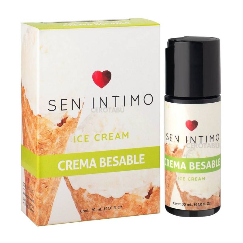 GENERICO - Crema Comestible Besable Ice Cream Senintimo Para Sexo Oral 30ml